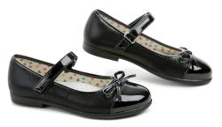 Wojtylko 3B23723C čierne dievčenské topánky