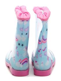 Wojtylko 3G5060N Unicorn tyrkysové dětské gumáky