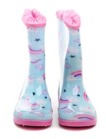 Wojtylko 3G5060N Unicorn tyrkysové dětské gumáky