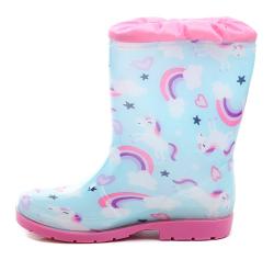 Wojtylko 3G5060Na Unicorn tyrkysové dětské gumáky