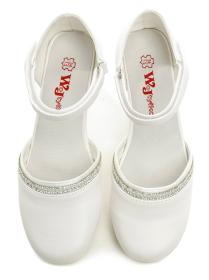 Wojtylko 5B24423B biele dievčenské topánky