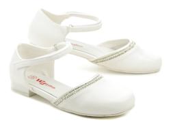 Wojtylko 5B24423B biele dievčenské topánky