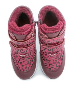 Wojtylko 5Z24091R červené dievčenské zimné topánky