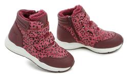 Wojtylko 5Z24091R červené dievčenské zimné topánky