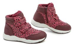 Wojtylko 5Z24091R červené dievčenské zimné topánky