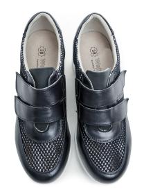 Wojtylko 7A22406g modrá dámská obuv na klínku