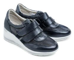 Wojtylko 7A22406g modrá dámská obuv na klínku