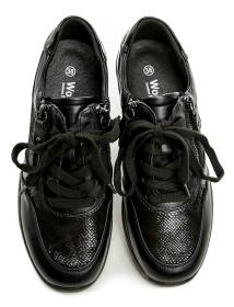 Wojtylko 7A24002C černé dámské polobotky na klínku