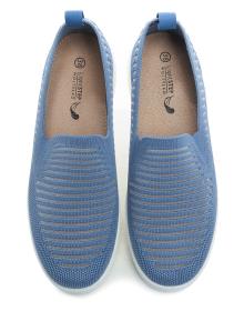 Wojtylko 7A25354 modré dámske letné poltopánky