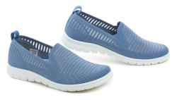 Wojtylko 7A25354 modré dámske letné poltopánky