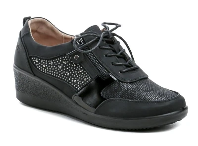 Wojtylko 7B26320 černé dámské polobotky Wojtylko 7B26320 černé dámské polobotky