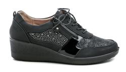 Wojtylko 7B26320 černé dámské polobotky