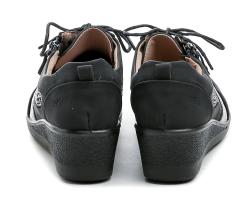 Wojtylko 7B26320 černé dámské polobotky