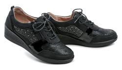 Wojtylko 7B26320 černé dámské polobotky