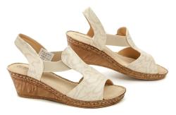 Wojtylko 7S10418I béžové dámske sandále