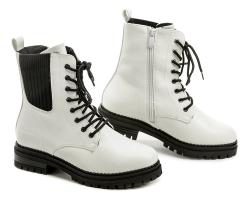 Wojtylko 7ZB23026B bílé dámské zimní boty