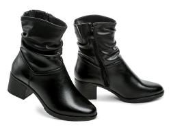 Wojtylko 7ZB24025C černé dámské zimní boty