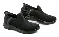 Wojtylko 8A25373C čierne pánske Slip-in poltopánky