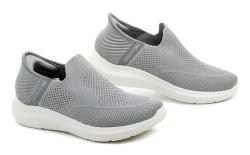 Wojtylko 8A25373S sivé pánske Slip-in poltopánky