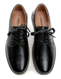 Wojtylko 8W24372C čierne pánske poltopánky