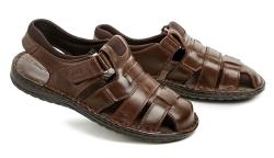 Wojtylko 9S6120V hnědé pánské sandály