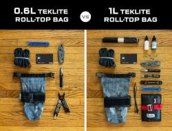 WOLF TOOTH Teklite Roll-top Bag brašna s adaptérem, šedá