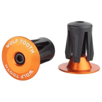 WOLF TOOTH Koncovky BARPLUG Aluminium/oranžová WOLF TOOTH Koncovky BARPLUG Aluminium/oranžová