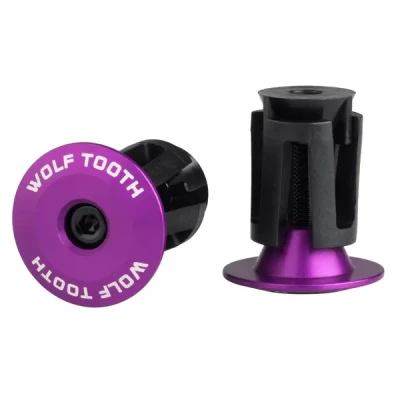 WOLF TOOTH Koncovky BARPLUG Aluminium/Ultraviolet Purple WOLF TOOTH Koncovky BARPLUG Aluminium/Ultraviolet Purple