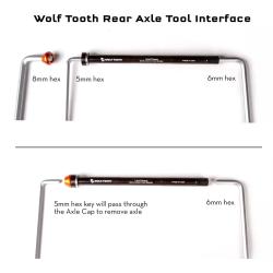 WOLF TOOTH modrý kryt pevné osy