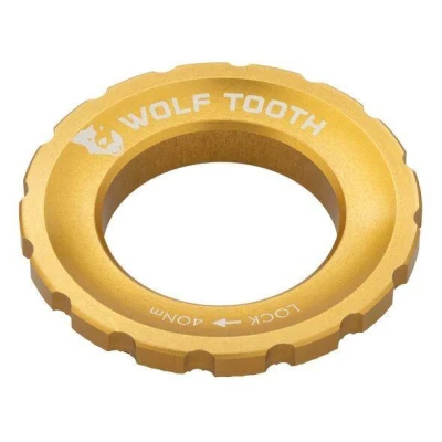 WOLF TOOTH Centerlock Rotor zlatá matice WOLF TOOTH Centerlock Rotor zlatá matice