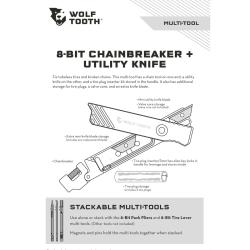 Wolf Tooth Nářadí 8-bit Chainbreaker + Utility Knife