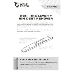 Wolf Tooth Nářadí 8-bit Tire Lever + Rim Dent Remover