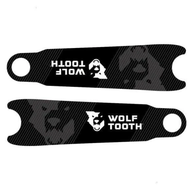 WOLF TOOTH CRANKSKINS Čierna ochrana kľúk WOLF TOOTH CRANKSKINS Čierna ochrana kľúk