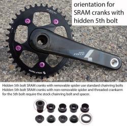 WOLF TOOTH převodník 110x42 Bcd Oval Pro Sram Flattop