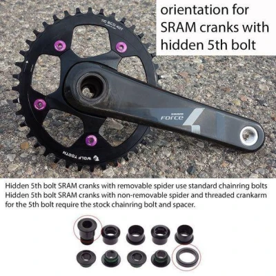 WOLF TOOTH převodník 110x42 Bcd Oval Pro Sram Flattop