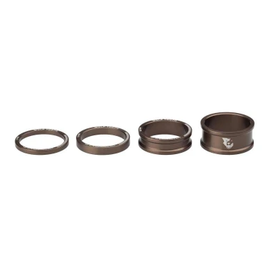 WOLF TOOTH Sada podložek 3,5,10,15mm espresso WOLF TOOTH Sada podložek 3,5,10,15mm espresso