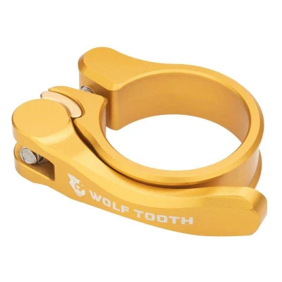 WOLF TOOTH zlatá sedlová objímka 34.9mm Quick Relea