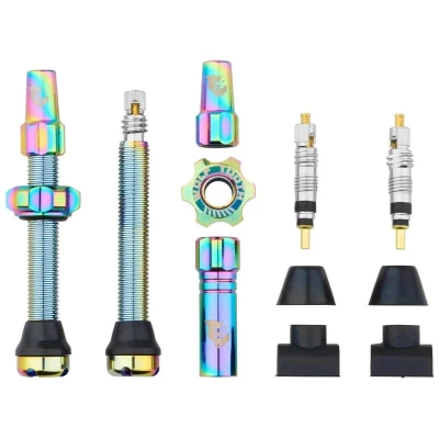 WOLF TOOTH Tubeless Valve Stem Kit 44mm Oil Slick Ventilky