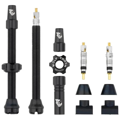 WOLF TOOTH Tubeless Valve Stem Kit 60mm Čierne ventilky
