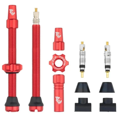 WOLF TOOTH Tubeless Valve Stem Kit 60mm Červené ventilky