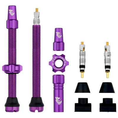 WOLF TOOTH Tubeless Valve Stem Kit 60mm Fialové ventilky