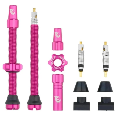WOLF TOOTH Tubeless Valve Stem Kit 60mm Ružové ventilky