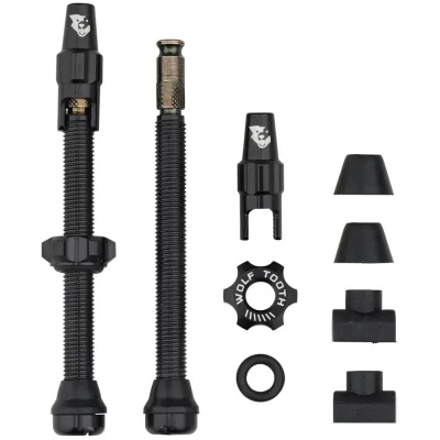 WOLF TOOTH Ventilky Tubeless Valve Stem Kit Clik Valve 60mm Černá WOLF TOOTH Ventilky Tubeless Valve Stem Kit Clik Valve 60mm Černá
