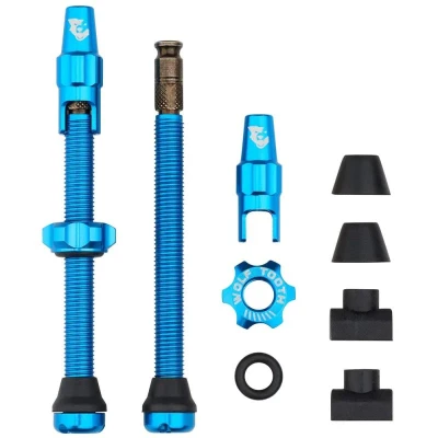WOLF TOOTH Ventilky Tubeless Valve Stem Kit Clik Valve 60mm Modrá WOLF TOOTH Ventilky Tubeless Valve Stem Kit Clik Valve 60mm Modrá