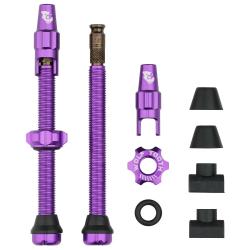 WOLF TOOTH Ventilky Tubeless Valve Stem Kit Clik Valve 60mm Ultraviolet Purp