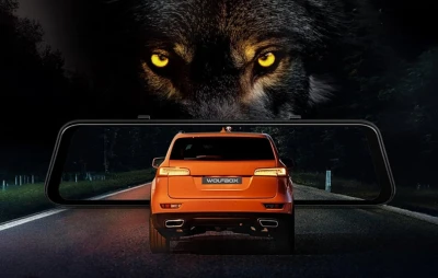 Wolfbox G850 Pro černá 4K + 1080p 64 GB palubní kamera