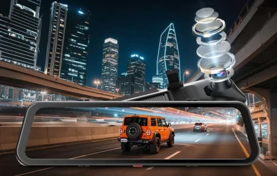 WOLFBOX G900 Pro 4K + 2,5K palubní kamera