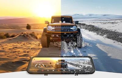 WOLFBOX G900TriPro Cabin černá WiFi 4K + 2,5K palubní kamera
