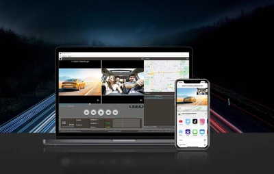WOLFBOX I17 WiFi 4K + 2,5K 64 GB palubní kamera