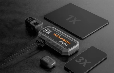 Wolfbox MegaVolt 12 16 000 mAh 2 000 A startovací zdroj